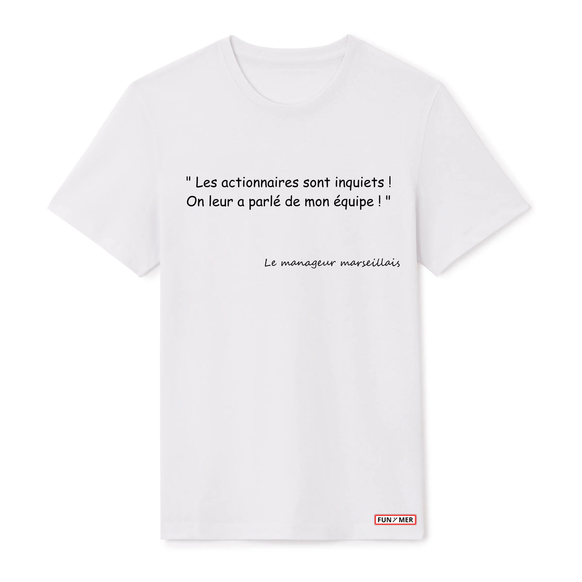 T-shirt « Les actionnaires sont inquiets » - Unisex